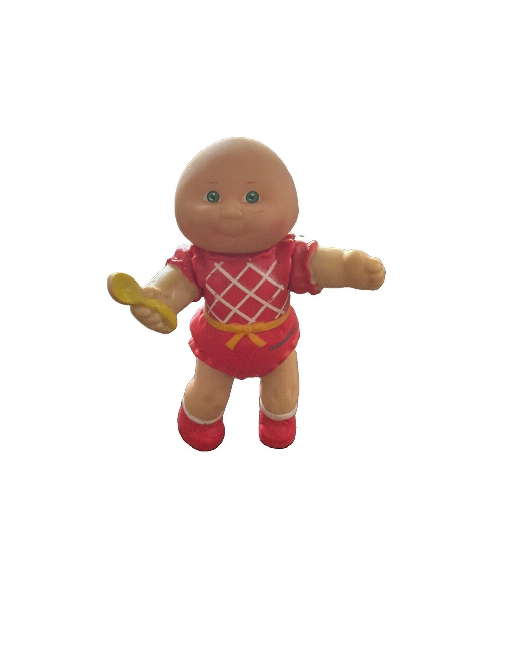 Vintage 1984 Cabbage Patch Kids Lottie Sue 3-1/2” Tall Pose Able Baby Figure